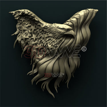 AMERICAN EAGLE 3D STL 3DWave